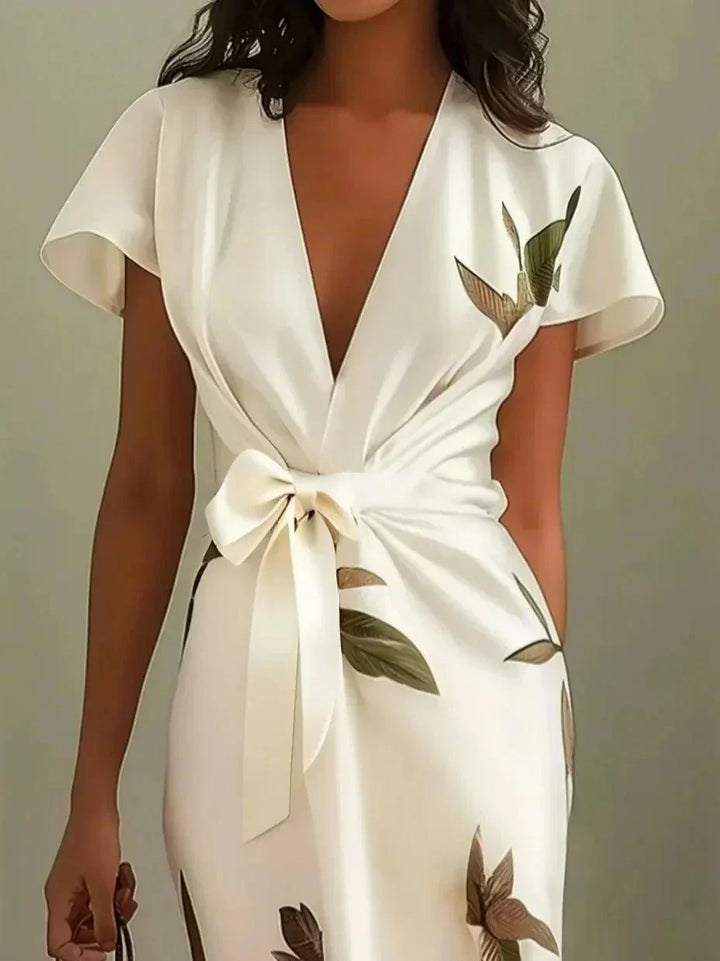 Georgia | Wedding Guest Midi Wrap Dress
