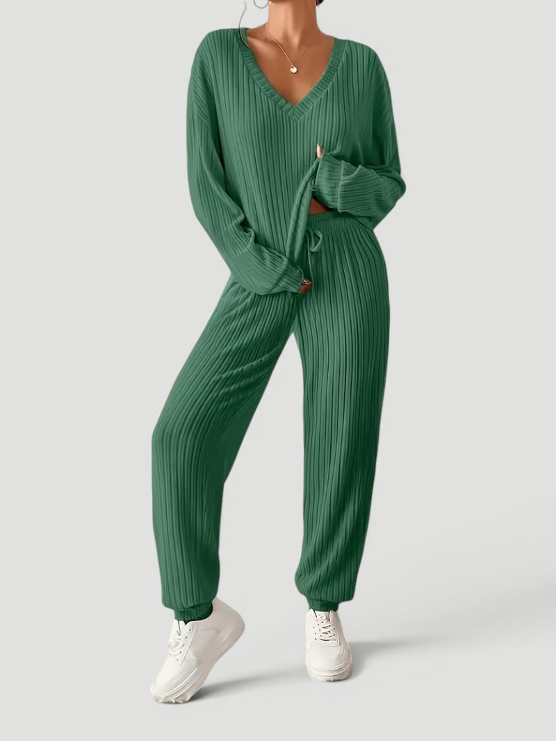 Ellmont London | Women’s Soft Two Piece Pajama Lounge Set