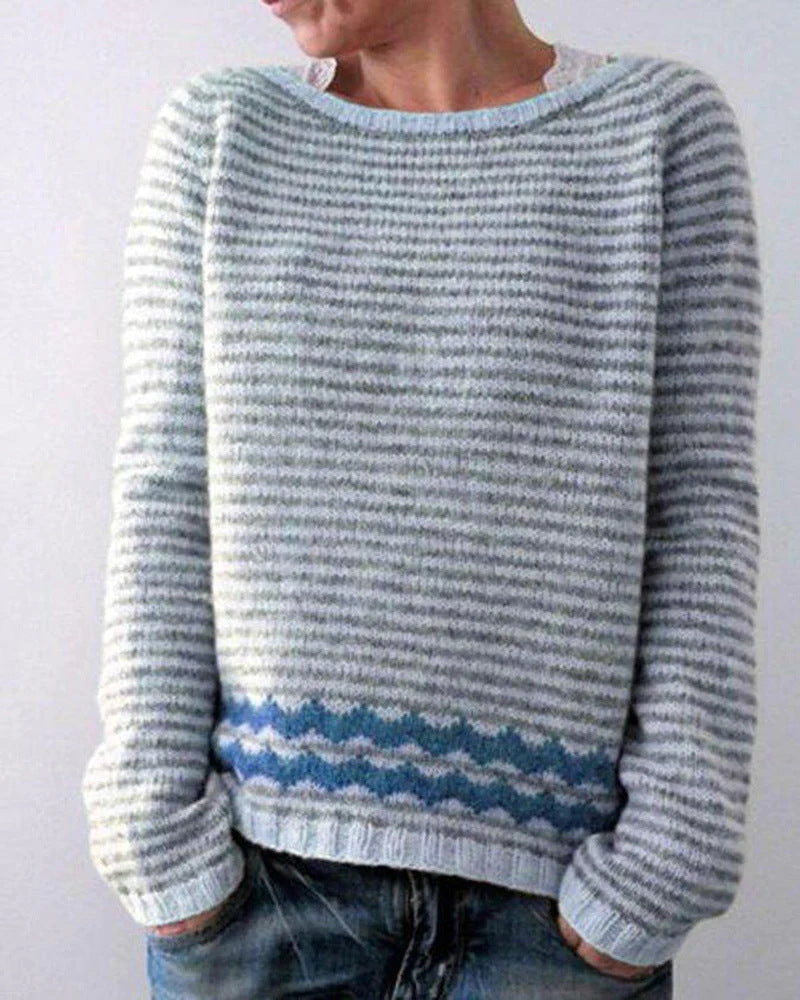 Lune London | Scandinavian Sweater - Soft Gray Norwegian Women&