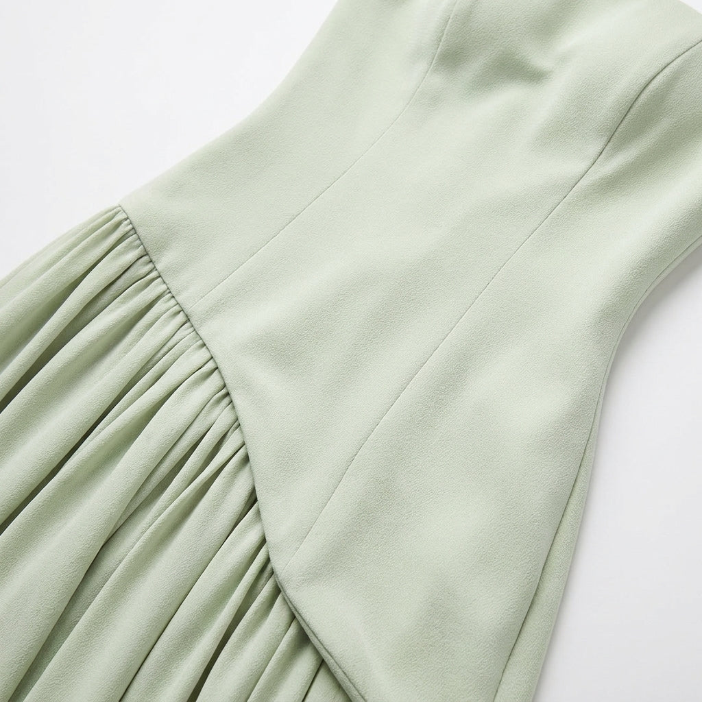 Pippa | Wedding Guest Pleated Maxi Dress with Choker