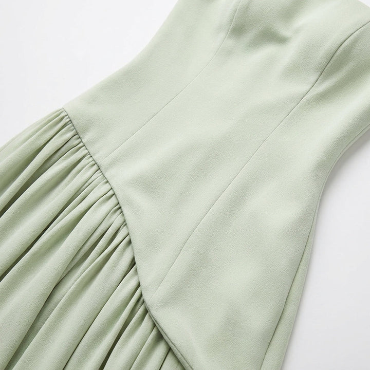 Pippa | Wedding Guest Pleated Maxi Dress with Choker