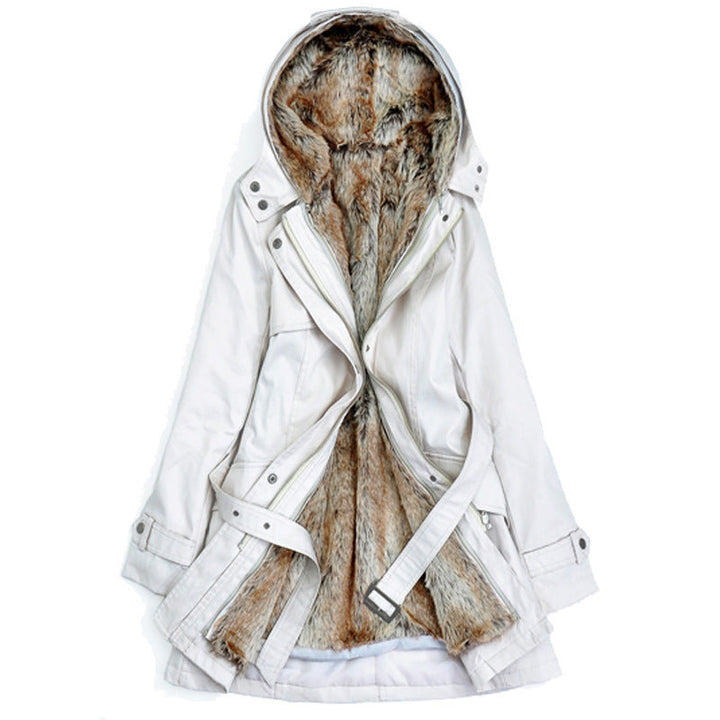 Poppy | Womens Fur Lined Hooded Parka Coat