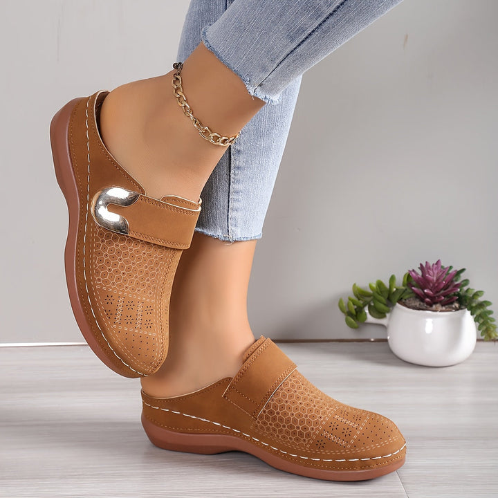 Florence | Women Slip-On Flat Mule Sandals