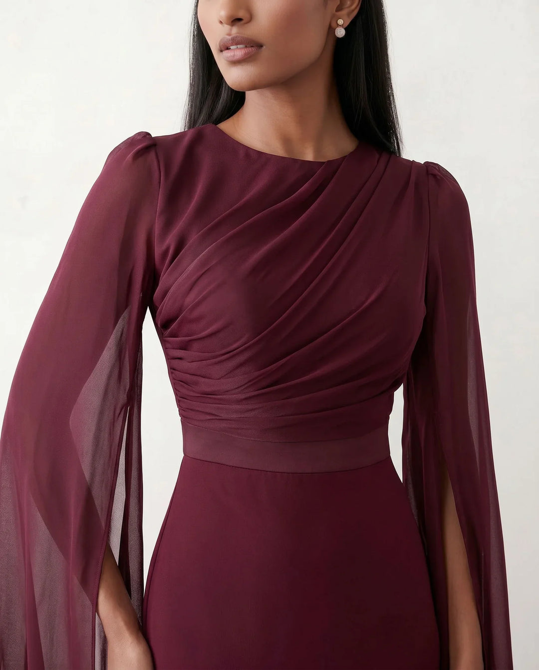 Gemma | Cape Sleeve Dress for Women