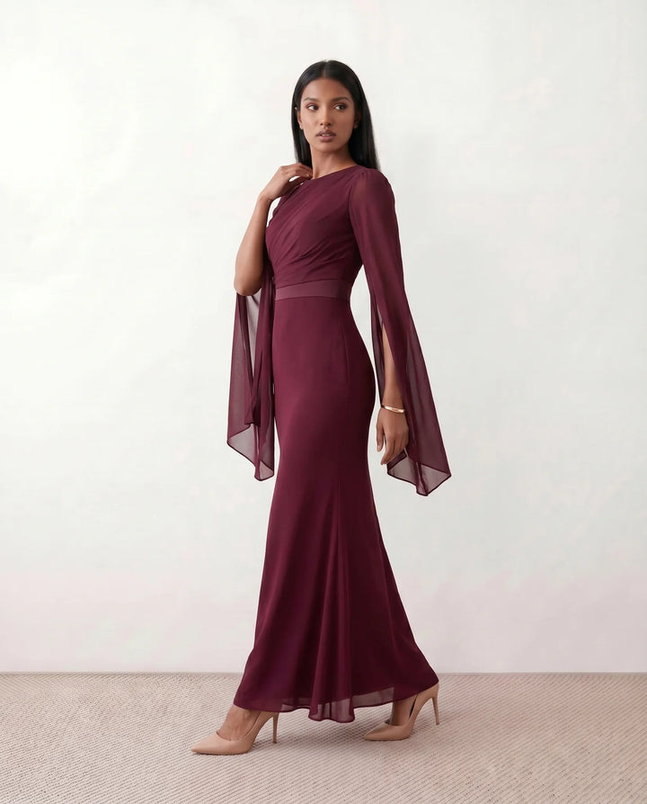Gemma | Cape Sleeve Dress for Women