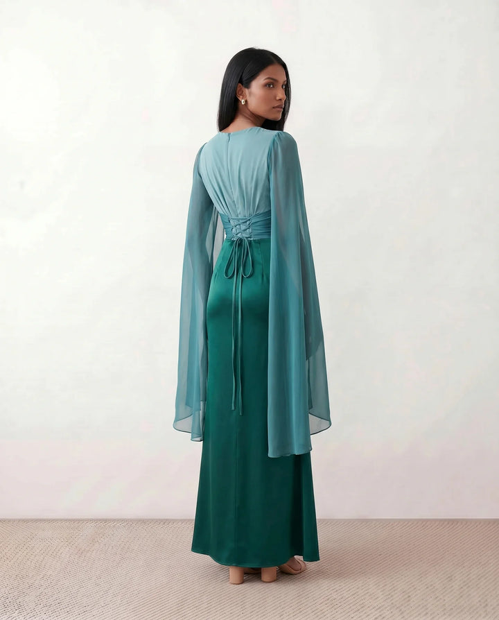 Gemma | Cape Sleeve Dress for Women