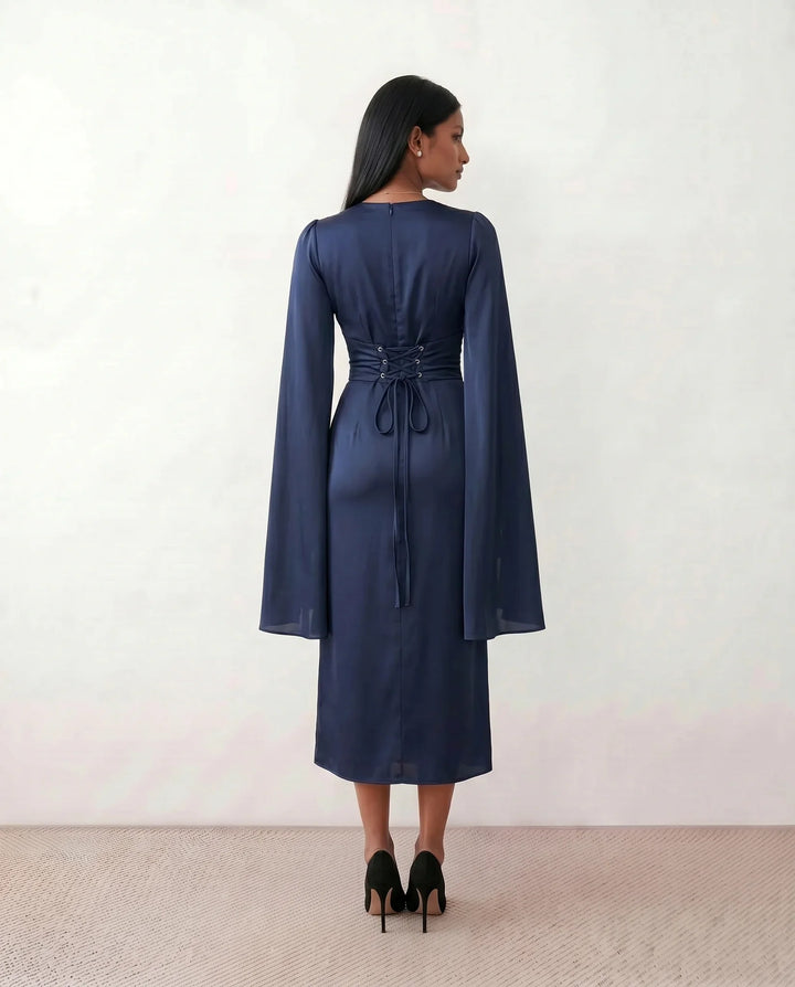 Gemma | Cape Sleeve Dress for Women