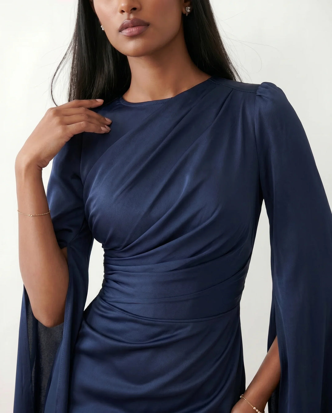 Gemma | Cape Sleeve Dress for Women