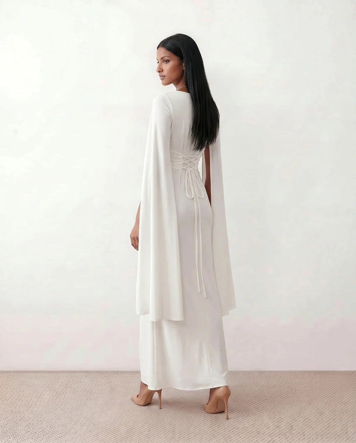 Gemma | Cape Sleeve Dress for Women