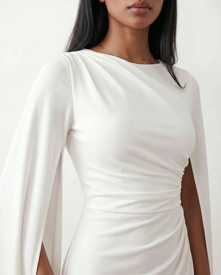 Gemma | Cape Sleeve Dress for Women