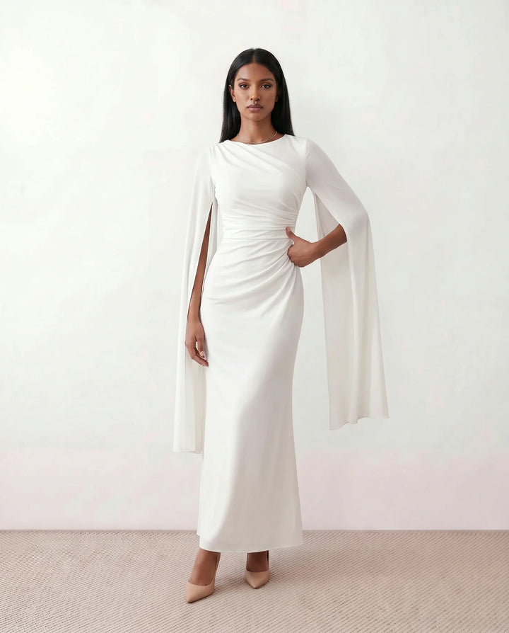Gemma | Cape Sleeve Dress for Women