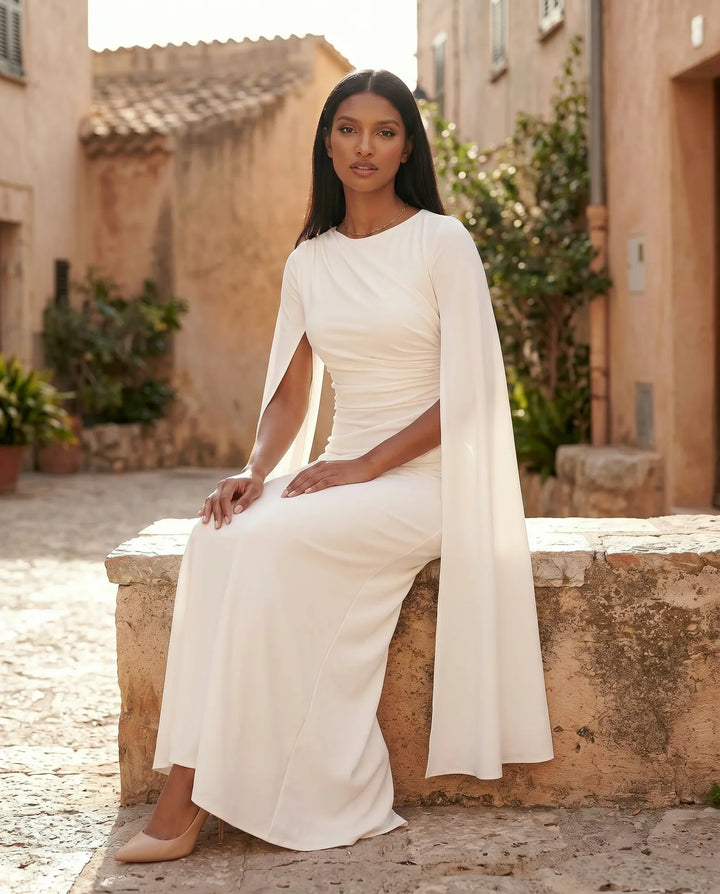 Gemma | Cape Sleeve Dress for Women