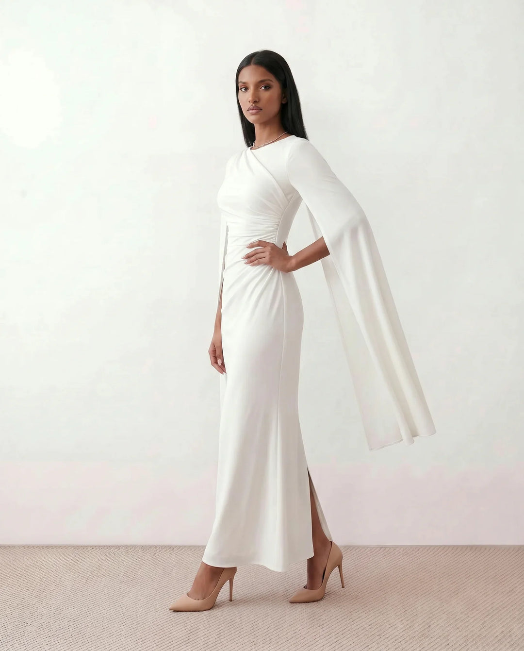 Gemma | Cape Sleeve Dress for Women