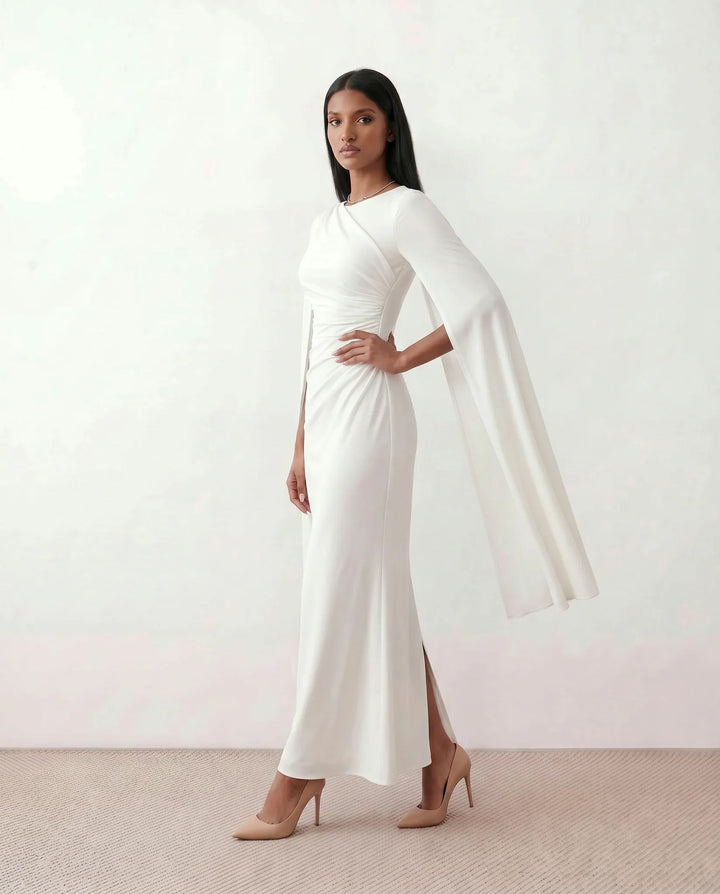 Gemma | Cape Sleeve Dress for Women