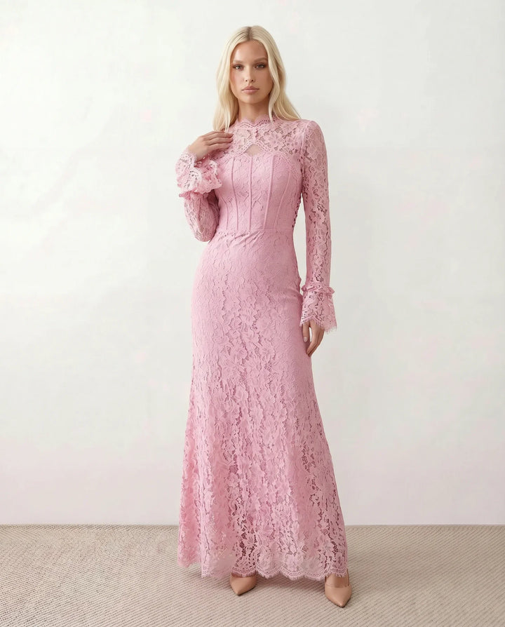 Arabella | Wedding Guest Lace Maxi Dress
