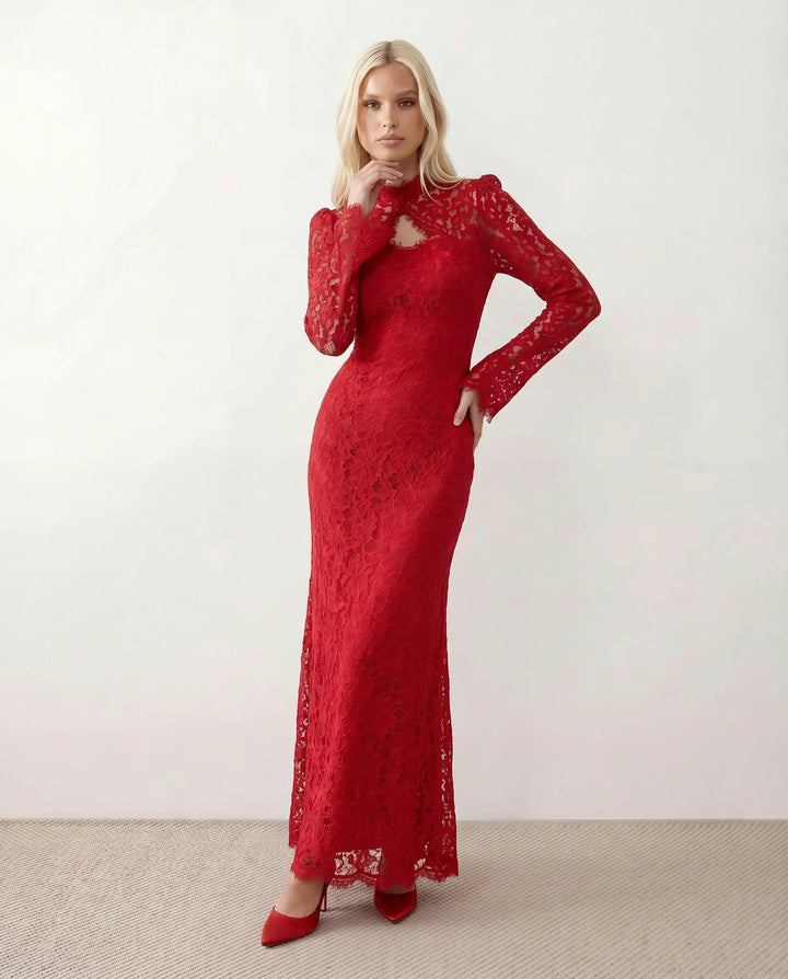 Arabella | Wedding Guest Lace Maxi Dress