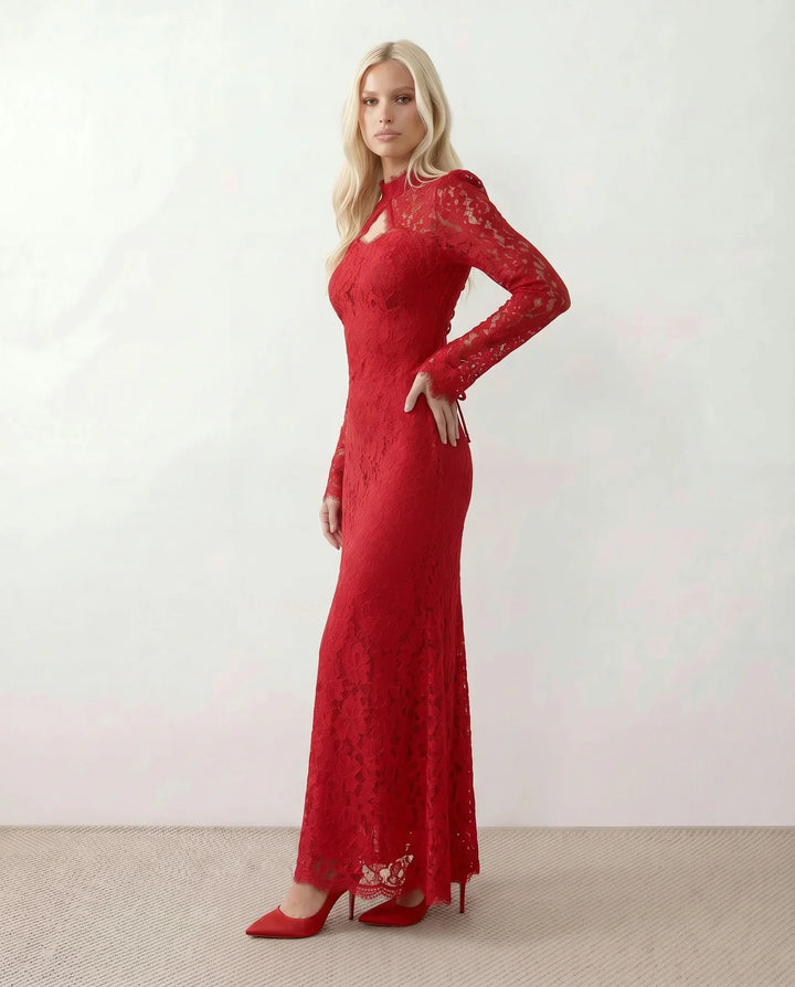 Arabella | Wedding Guest Lace Maxi Dress