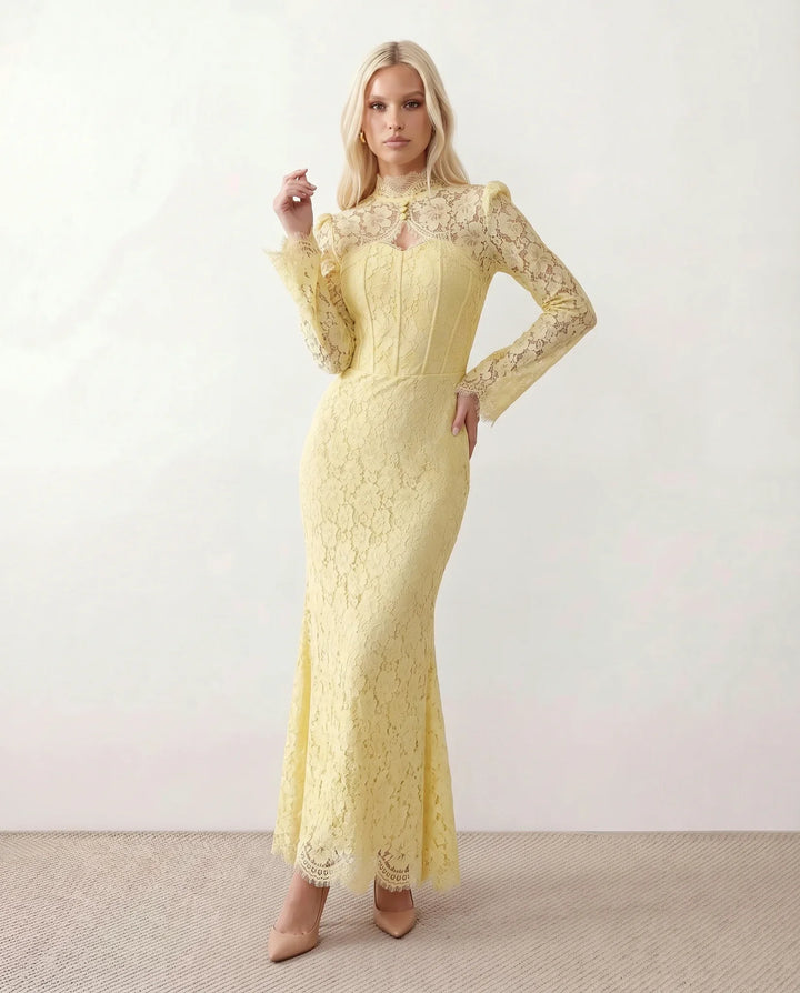 Arabella | Wedding Guest Lace Maxi Dress