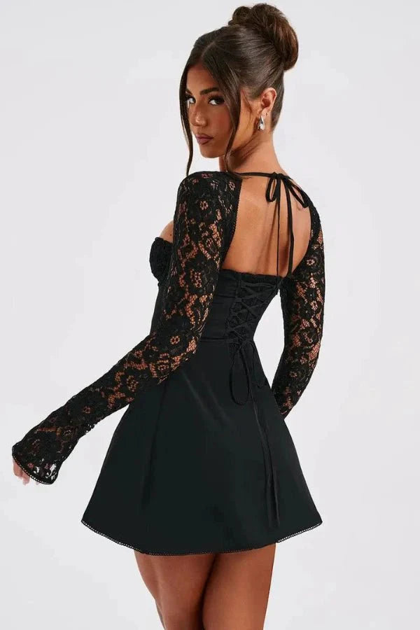 Lottie | Dress Lace Long Sleeve Mini