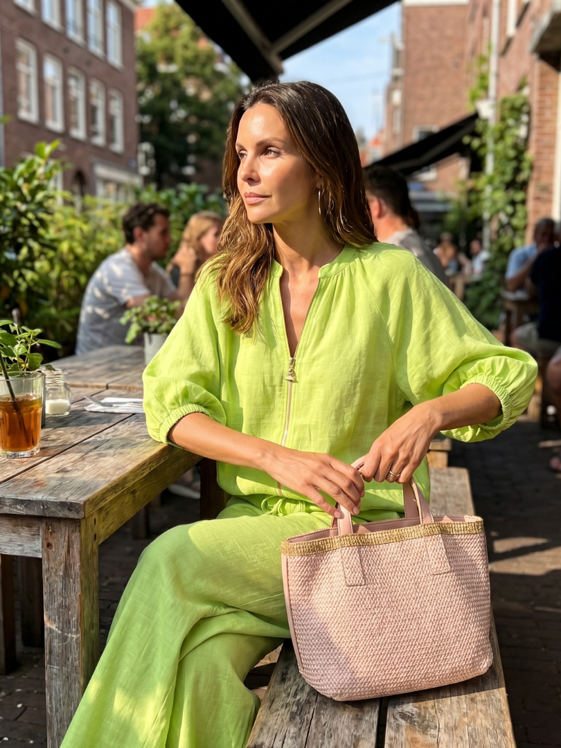 Rosie | Women Clothing Linen Wide-Leg Co-Ord Set