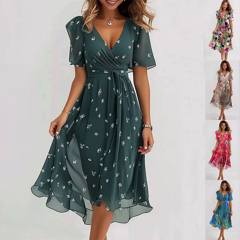 Elsie | Midi Wrap Dress for Women
