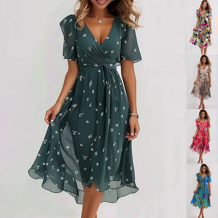 Elsie | Midi Wrap Dress for Women