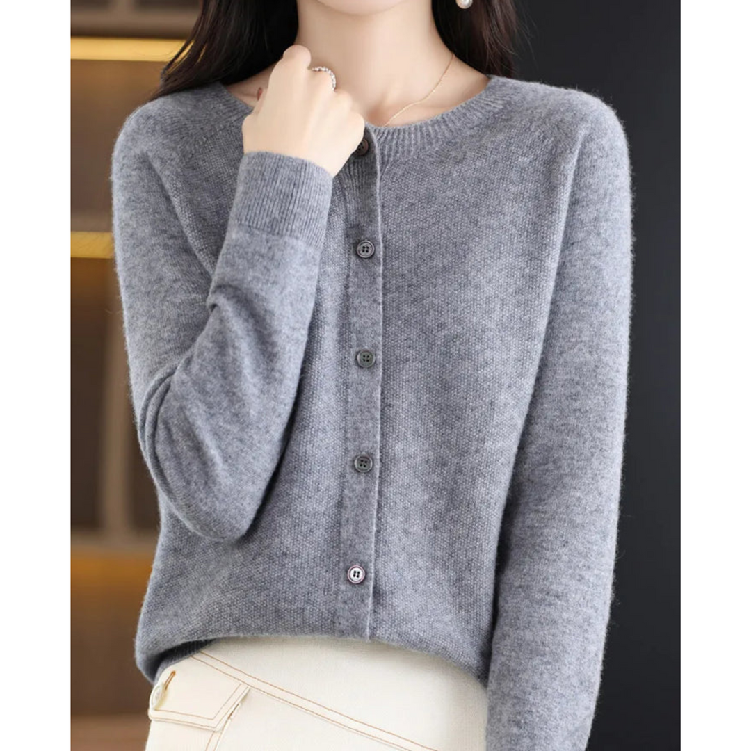 Olivia | Women Clothing Knit Button Cardigan