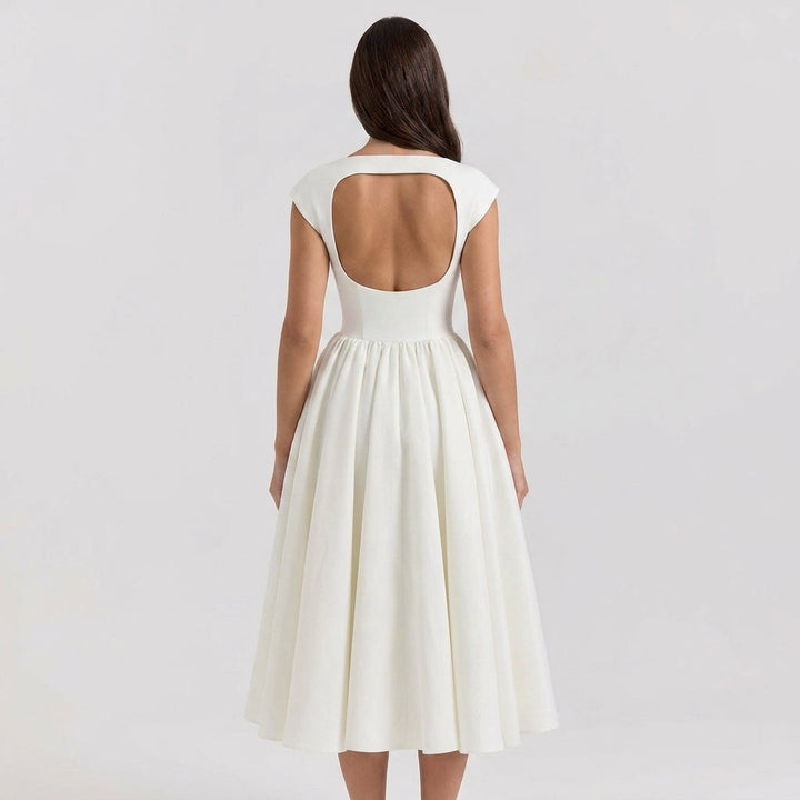 Millie | Wedding Guest Pleated Midi Flare Dress