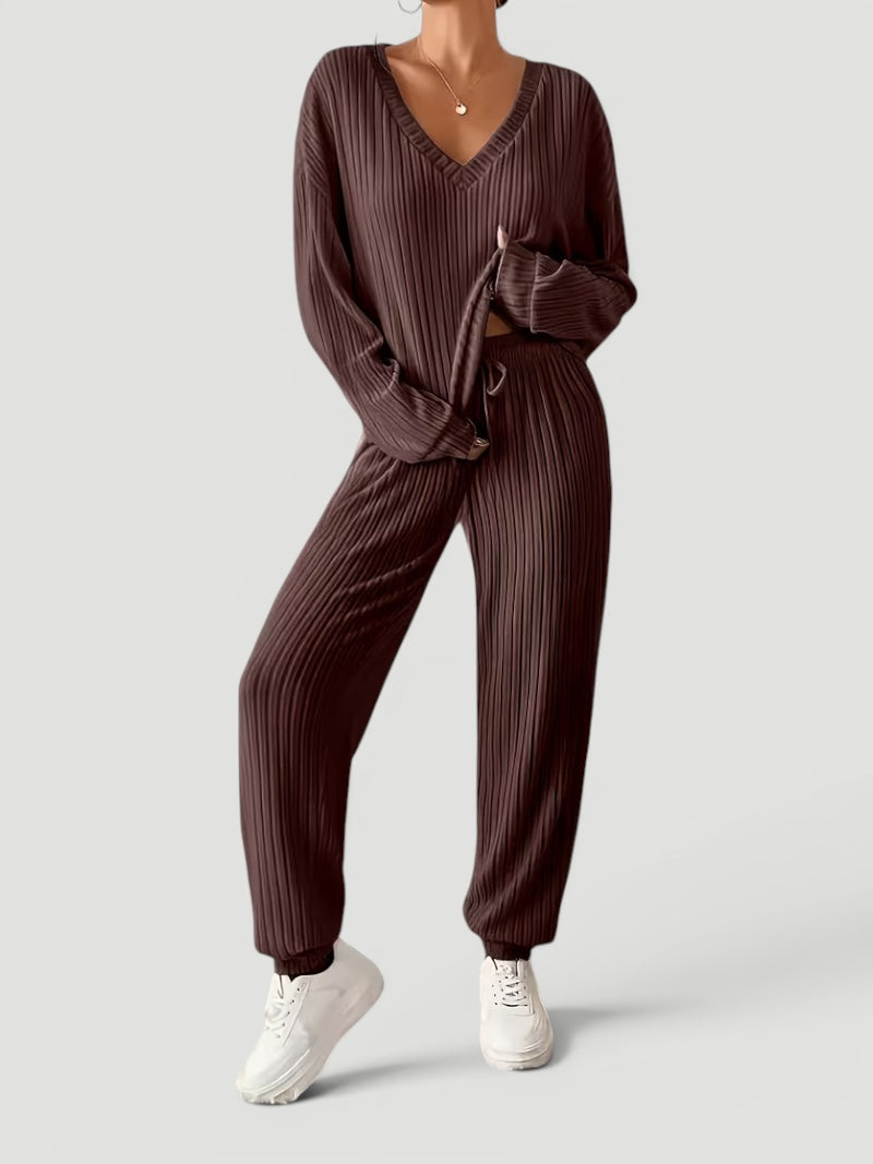 Ellmont London | Women’s Soft Two Piece Pajama Lounge Set