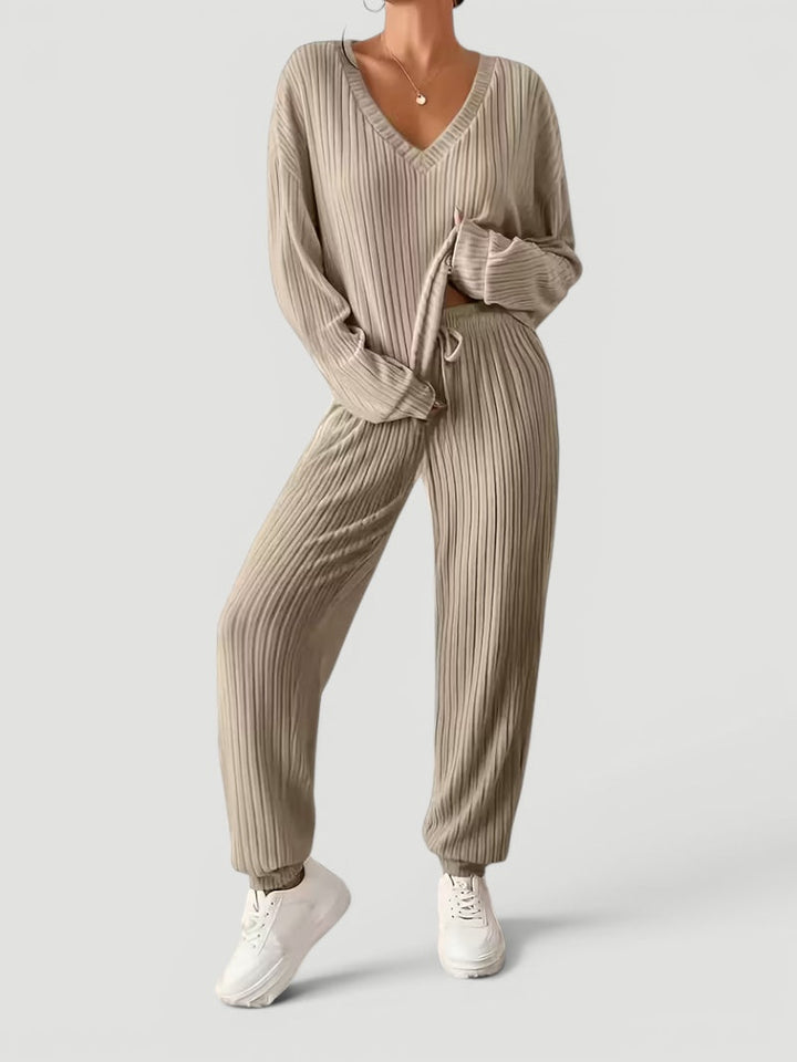 Ellmont London | Women’s Soft Two Piece Pajama Lounge Set
