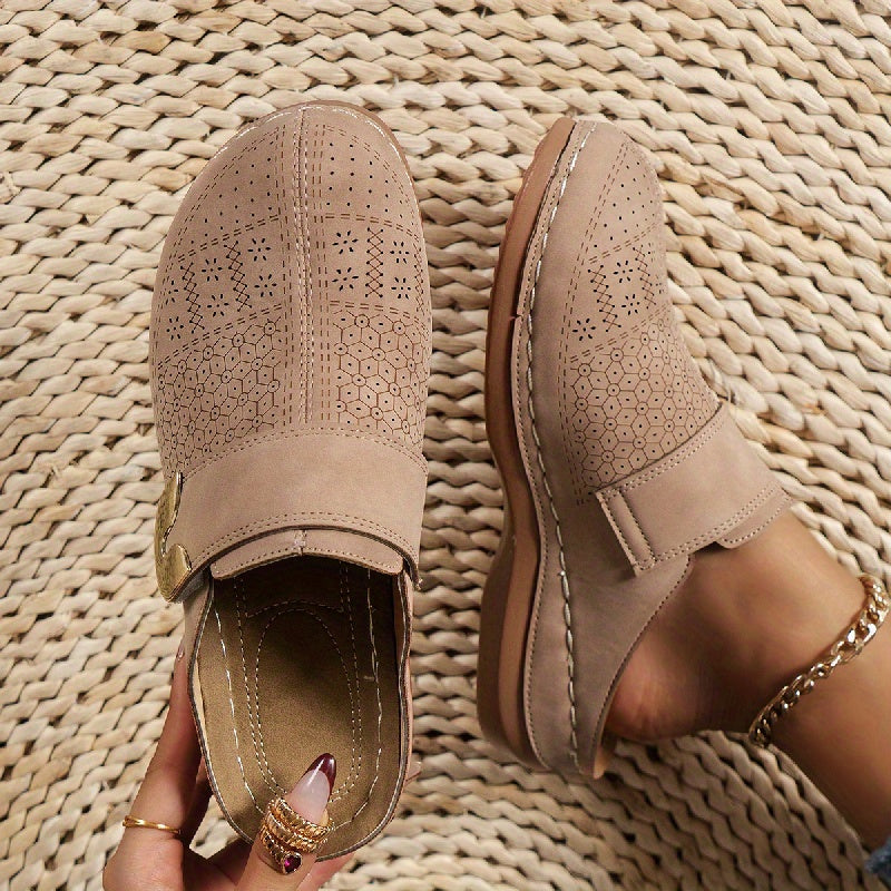 Florence | Women Slip-On Flat Mule Sandals