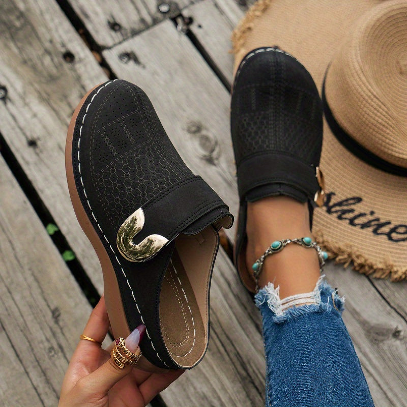 Florence | Women Slip-On Flat Mule Sandals