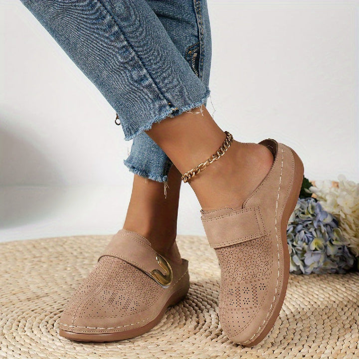 Florence | Women Slip-On Flat Mule Sandals