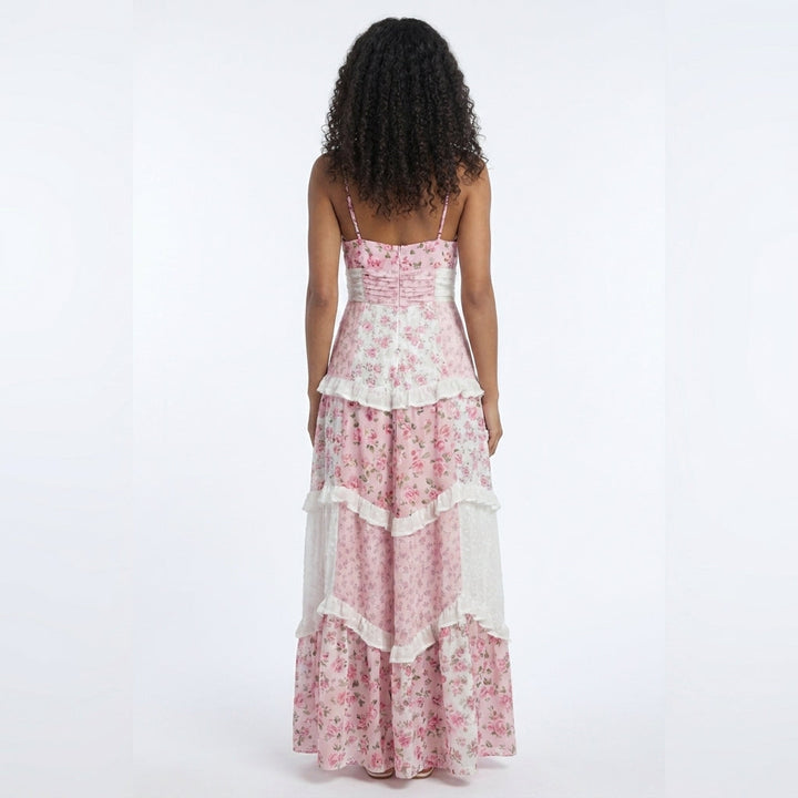 Amelia | Wedding Guest Tiered Maxi Dress