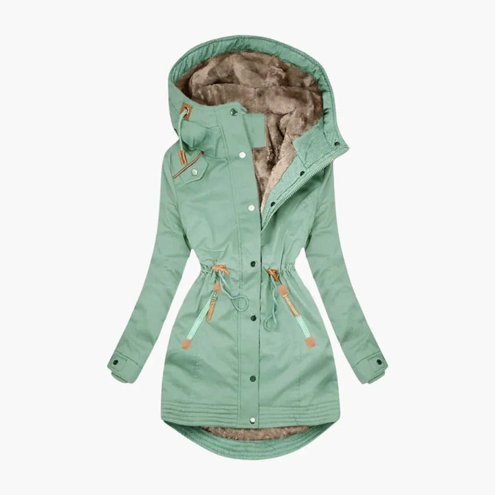 Grace | Womens Coat Fleece Lined Hooded Parka