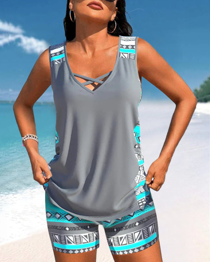 Grace | Women Clothing Two-Piece Tankini Summer Swimsuit