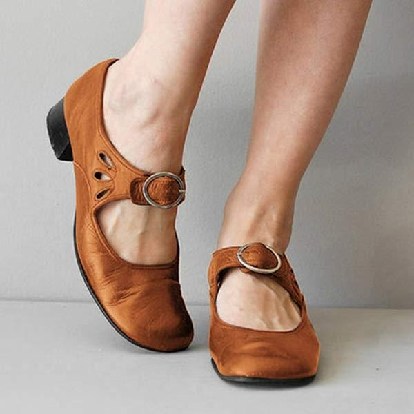 Maisie | Women Buckle Strap Low Heel Sandals