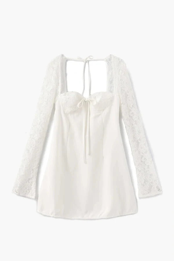 Lottie | Dress Lace Long Sleeve Mini