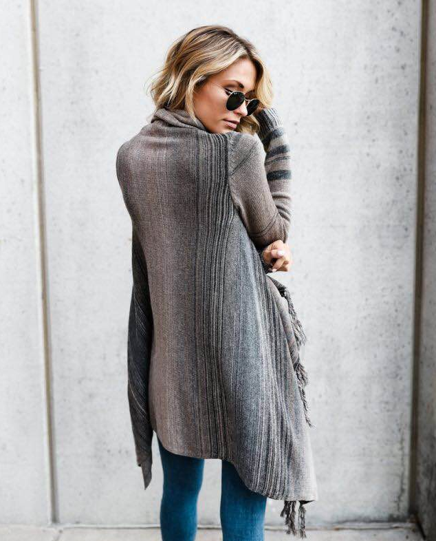 Lune London | Autumn and Winter Mid-Length Cardigan