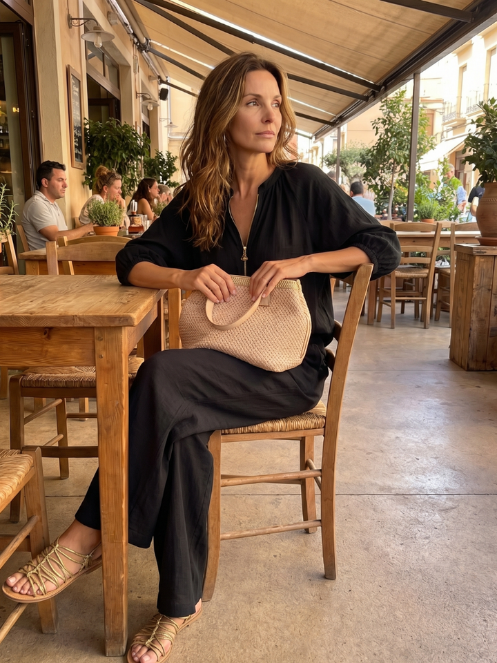 Rosie | Women Clothing Linen Wide-Leg Co-Ord Set