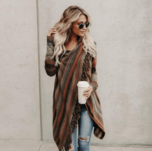 Lune London | Autumn and Winter Mid-Length Cardigan
