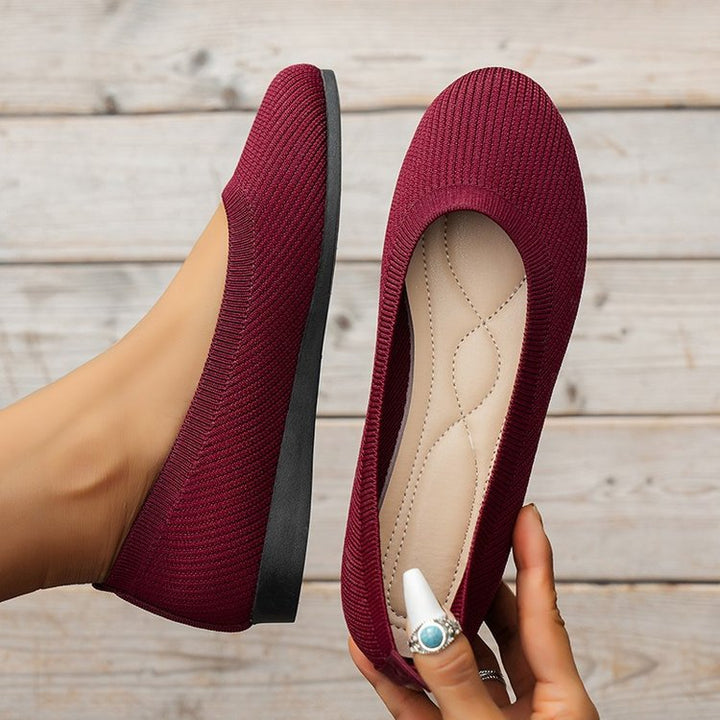 Amelia | Women Knit Ballet Flats Sandals