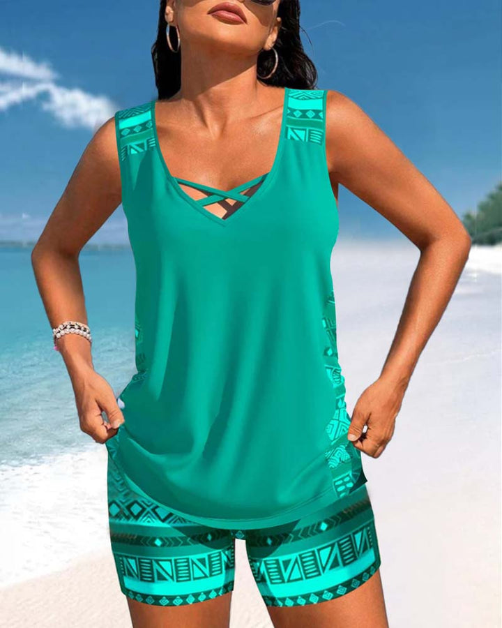 Grace | Women Clothing Two-Piece Tankini Summer Swimsuit
