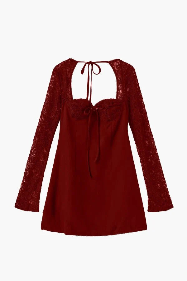 Lottie | Dress Lace Long Sleeve Mini