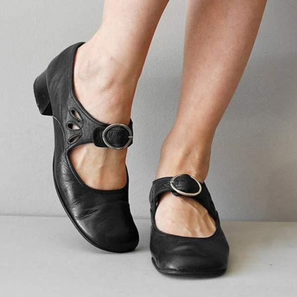 Maisie | Women Buckle Strap Low Heel Sandals