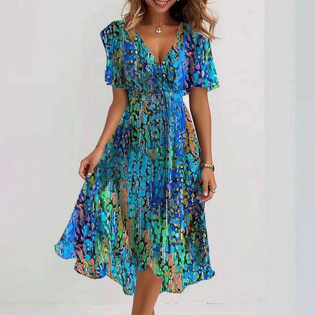 Elsie | Midi Wrap Dress for Women