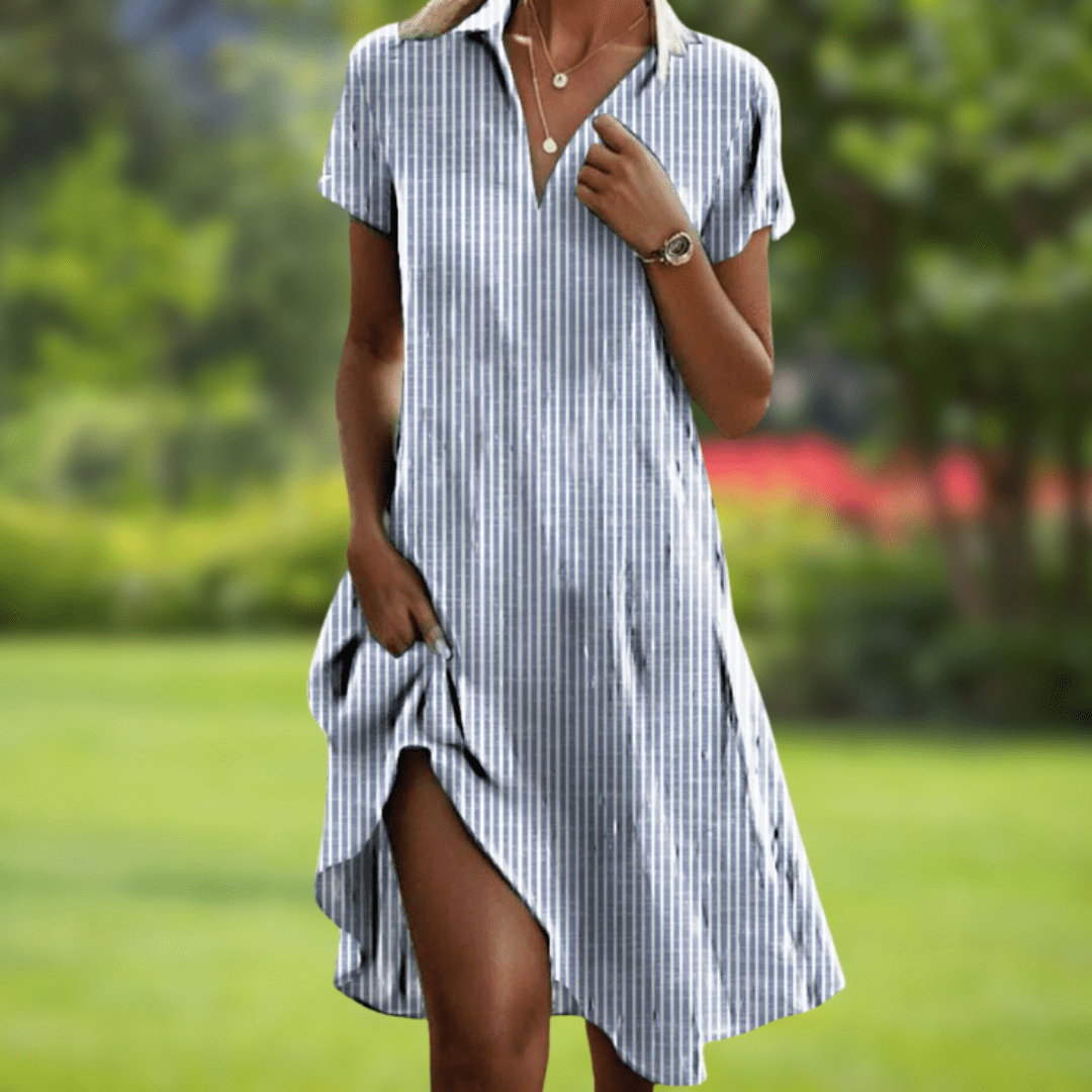 Effie | Boho Print Summer Midi Dress Women