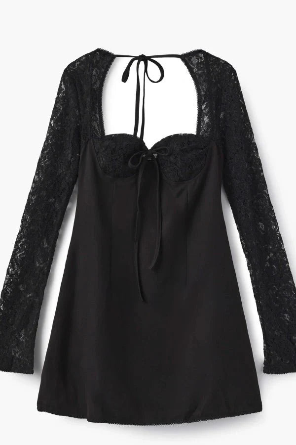 Lottie | Dress Lace Long Sleeve Mini