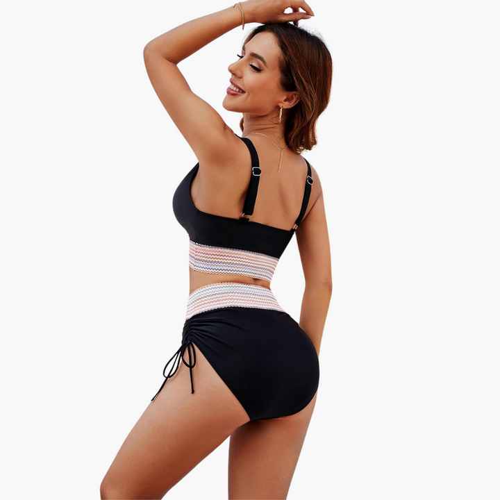 Ava | High Waist Bikini Set Women Swimwear