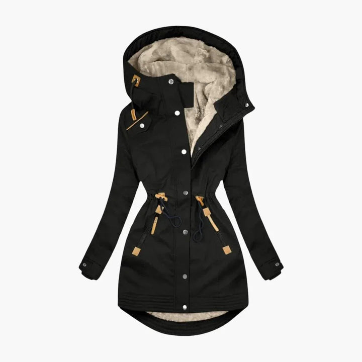 Grace | Womens Coat Fleece Lined Hooded Parka